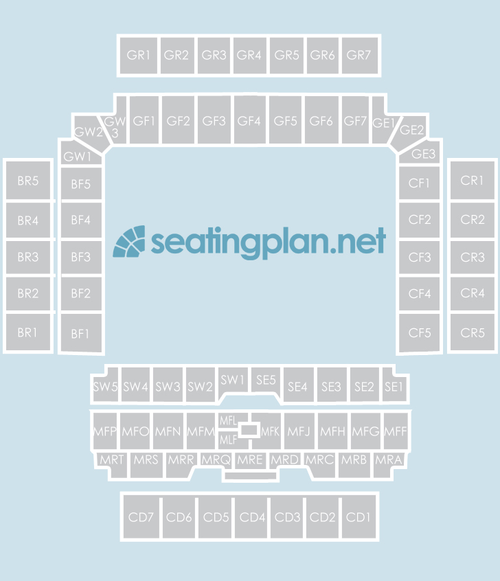  Seating Plan at Ibrox Stadium