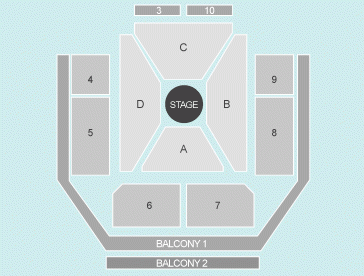 centre stage Seating Plan at Motorpoint Arena Cardiff