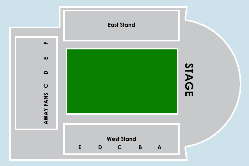 Coldplay: Music of the Spheres World Tour Seating Plan at Sewell Group Craven Park Stadium