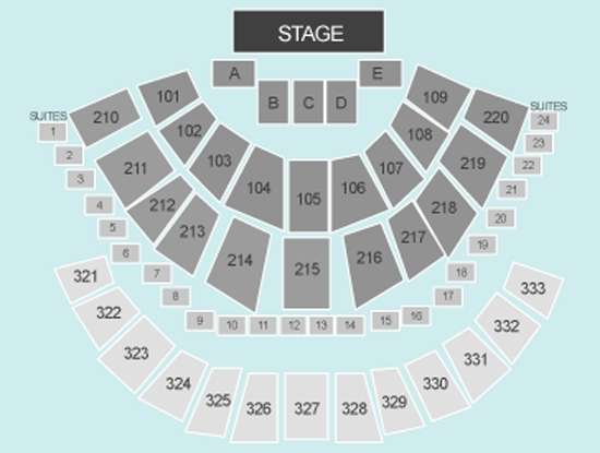 seated Seating Plan at First Direct Arena