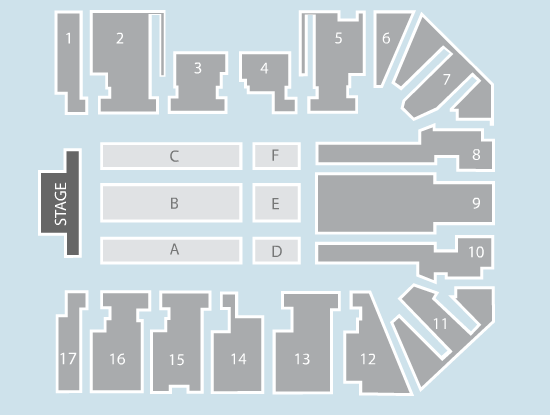  Seating Plan at Resorts World Arena