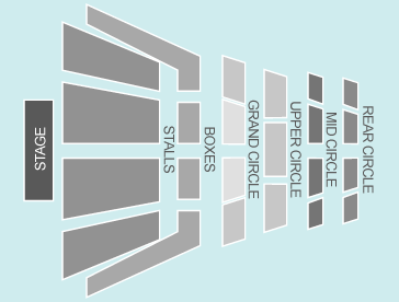 seated Seating Plan at Liverpool Philharmonic Hall