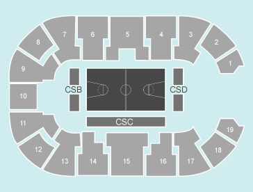 basketball Seating Plan at Motorpoint Arena Nottingham