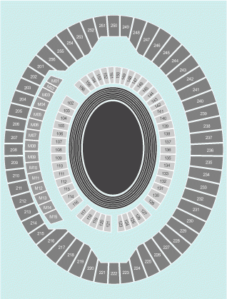 athletics Seating Plan at London Stadium