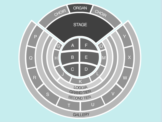  Seating Plan at Royal Albert Hall