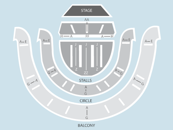 seated Seating Plan at Sheffield City Hall and Memorial Hall