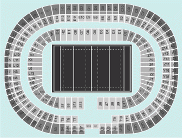 rugby Seating Plan at Stade de France