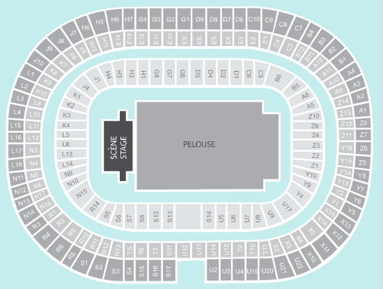  Seating Plan at Stade de France
