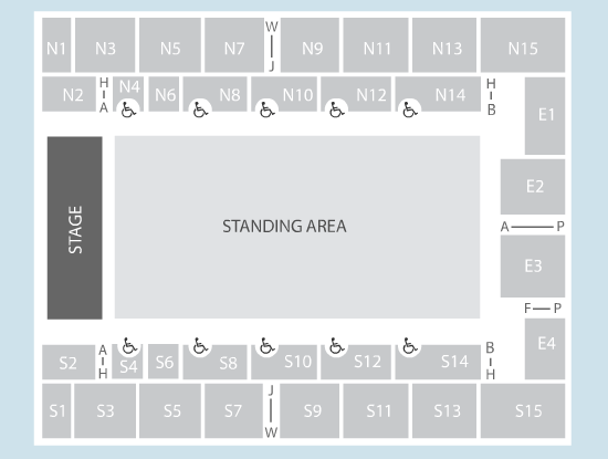  Seating Plan at OVO Arena Wembley