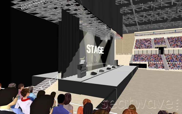 View from Seat Block 1 at M&S Bank Arena View from Seat Block 1 at M&S Bank Arena