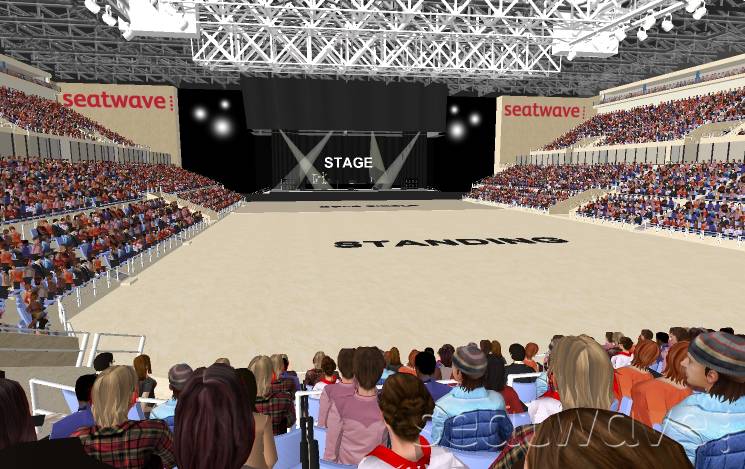 View from Seat Block 7 at M&S Bank Arena