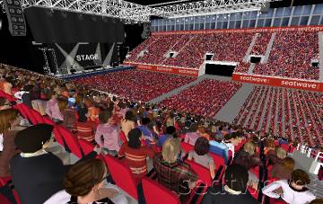 View from Seat Block 13 at bp pulse LIVE