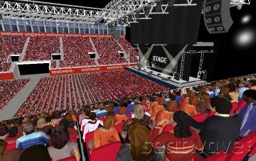 View from Seat Block 3 at bp pulse LIVE View from Seat Block 3 at bp pulse LIVE