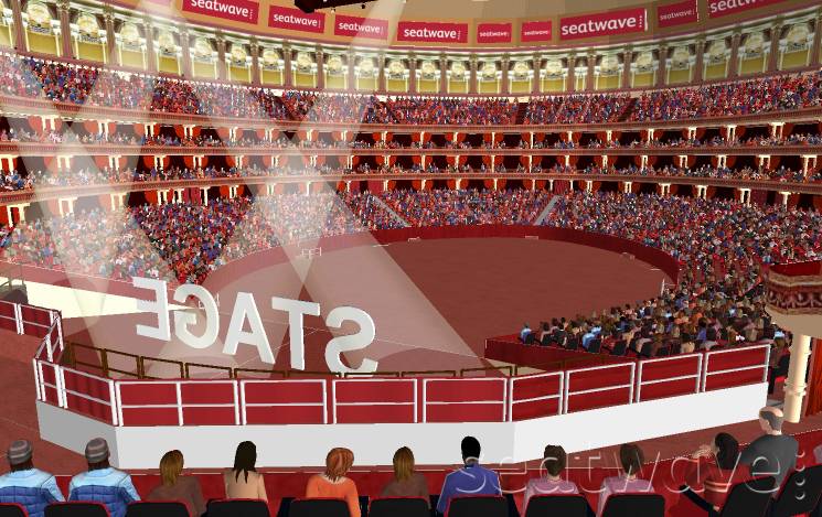 View from Seat Block Choir at Royal Albert Hall View from Seat Block Choir at Royal Albert Hall