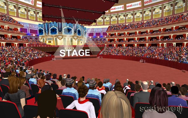 View from Seat Block J at Royal Albert Hall View from Seat Block J at Royal Albert Hall