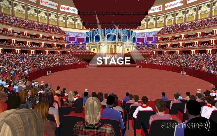 View from Seat Block K at Royal Albert Hall View from Seat Block K at Royal Albert Hall