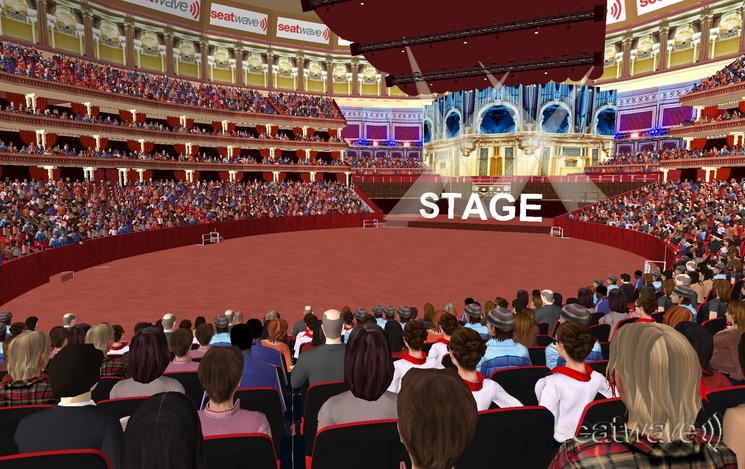 View from Seat Block L at Royal Albert Hall View from Seat Block L at Royal Albert Hall