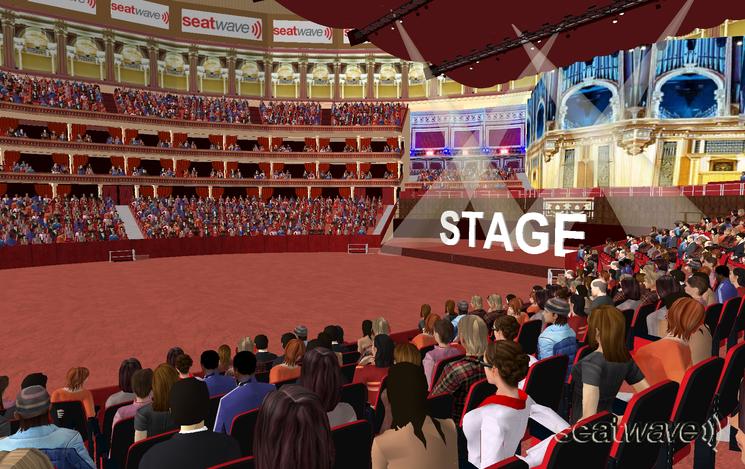 View from Seat Block M at Royal Albert Hall View from Seat Block M at Royal Albert Hall