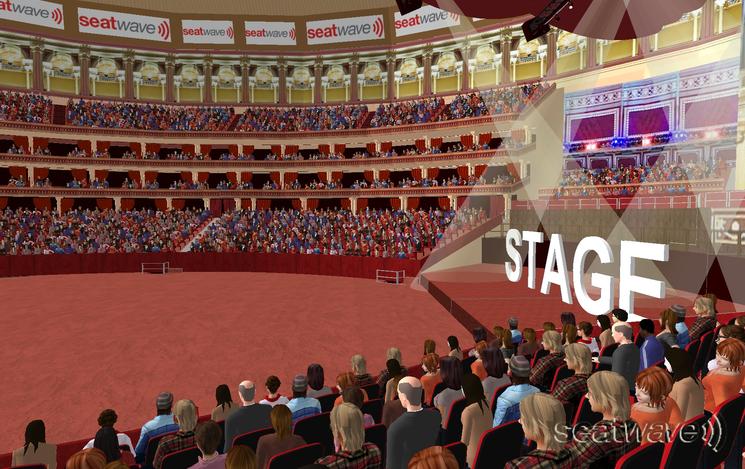 View from Seat Block O at Royal Albert Hall