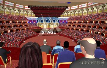 Royal Albert Hall - View From Seat Block SECOND TIER