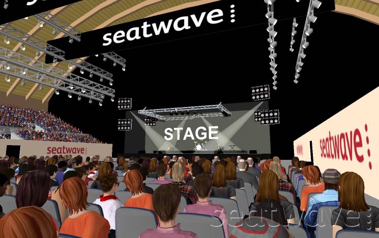 View from Seat Block C1 at OVO Arena Wembley