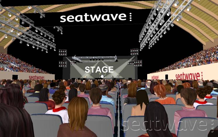 View from Seat Block D2 at OVO Arena Wembley