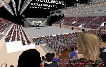 View from Seat Block E4 at OVO Arena Wembley