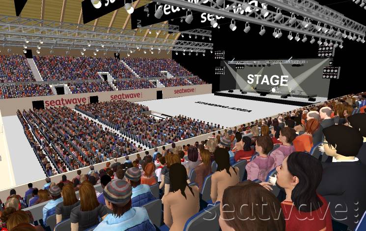 View from Seat Block N11 at OVO Arena Wembley