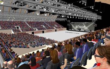 View from Seat Block N15 at OVO Arena Wembley