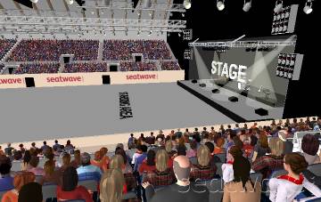 View from Seat Block N3 at OVO Arena Wembley View from Seat Block N3 at OVO Arena Wembley