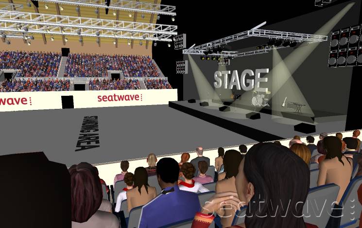 View from Seat Block N6 at OVO Arena Wembley View from Seat Block N6 at OVO Arena Wembley