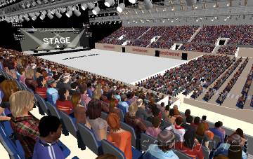 View from Seat Block S13 at OVO Arena Wembley