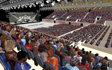 View from Seat Block S13 at OVO Arena Wembley