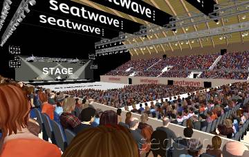 View from Seat Block S14 at OVO Arena Wembley View from Seat Block S14 at OVO Arena Wembley