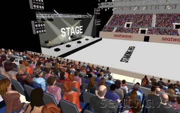 View from Seat Block S3 at OVO Arena Wembley