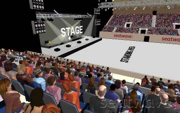 View from Seat Block S3 at OVO Arena Wembley