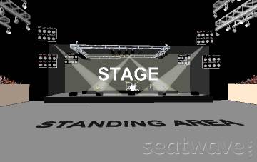 View from Seat Block Standing at OVO Arena Wembley View from Seat Block Standing at OVO Arena Wembley