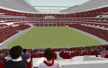 View from Seat Block 240 at Wembley Stadium