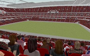 View from Seat Block 250 at Wembley Stadium