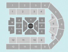Centre stage Seating Plan at Utilita Arena Birmingham