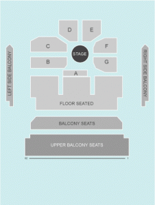 Centre stage Seating Plan at Bournemouth International Centre