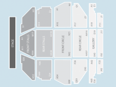 Seated Seating Plan at Clyde Auditorium