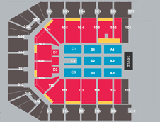 Seated Seating Plan at Co-op Live