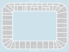 Rugby Seating Plan at Coventry Building Society Arena