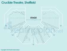 Detailed Seating Plan at Crucible Theatre