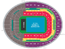 Standing Seating Plan at Emirates Stadium