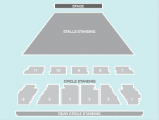 Standing Seating Plan at Eventim Apollo