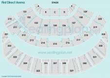 Detailed Seating Plan at First Direct Arena