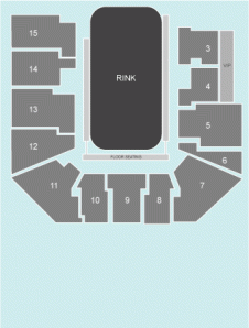Ice Seating Plan at Resorts World Arena