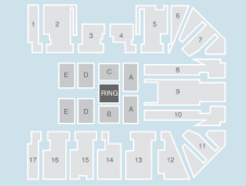 Wrestling Seating Plan at Resorts World Arena
